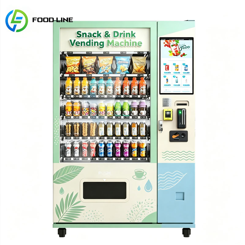 Food Snacks Drinks - آلة بيع الوجبات الخفيفة الذكية الأوتوماتيكية