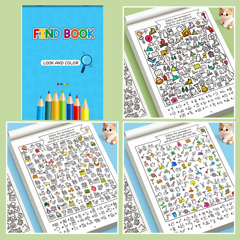 كتاب تفاعلي بأنماط مخفية |   ا - مراجعة Food Snacks Coloring Book وسعره