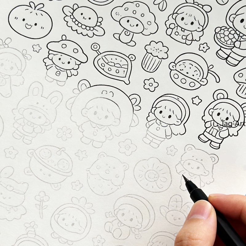 كتاب تلوين إبداعي لتخفيف التوت - مراجعة Food Snacks Coloring Book وسعره