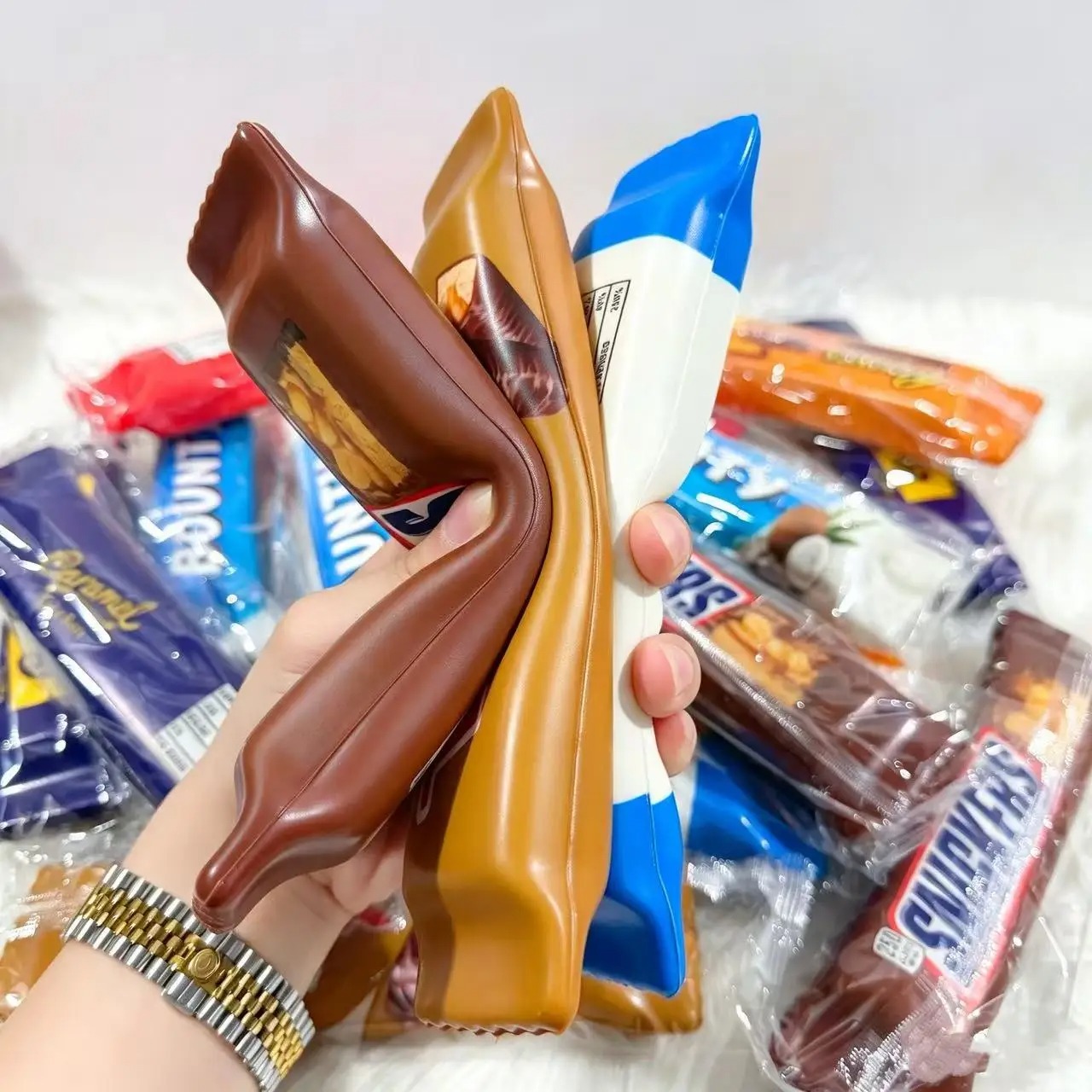 1/4 قطع من ألعاب الشوكولاتة وا - مراجعة Food Grocery Snacks وسعره