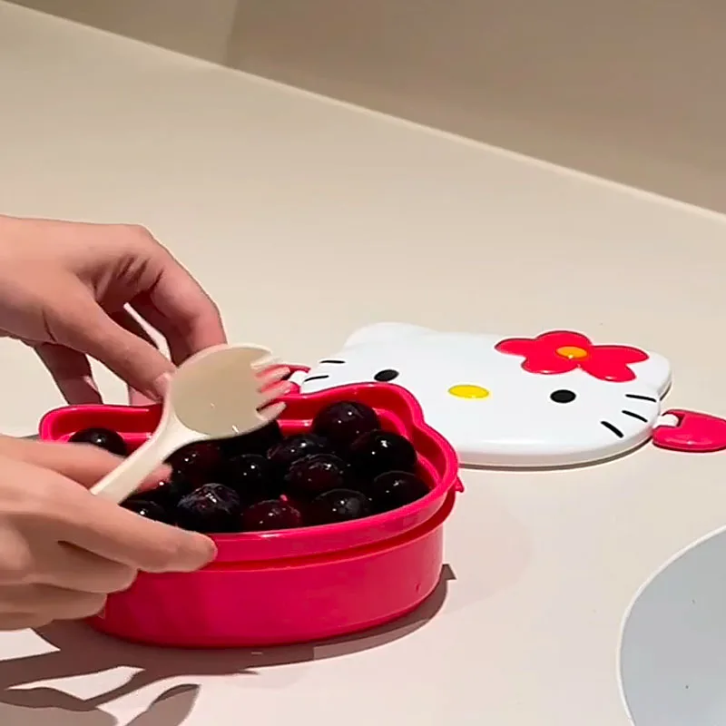 علبة غداء لطيفة على شكل هيلو ك - مراجعة Food Grocery Snacks وسعره