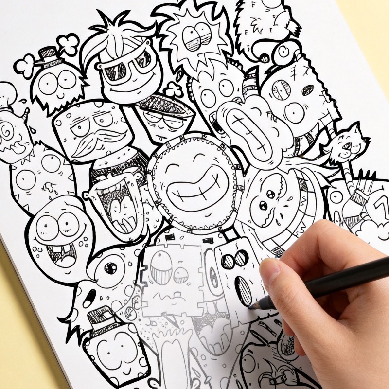 كتاب تلوين يدوي الصنع للبالغين - مراجعة Food Snacks Coloring Book وسعره