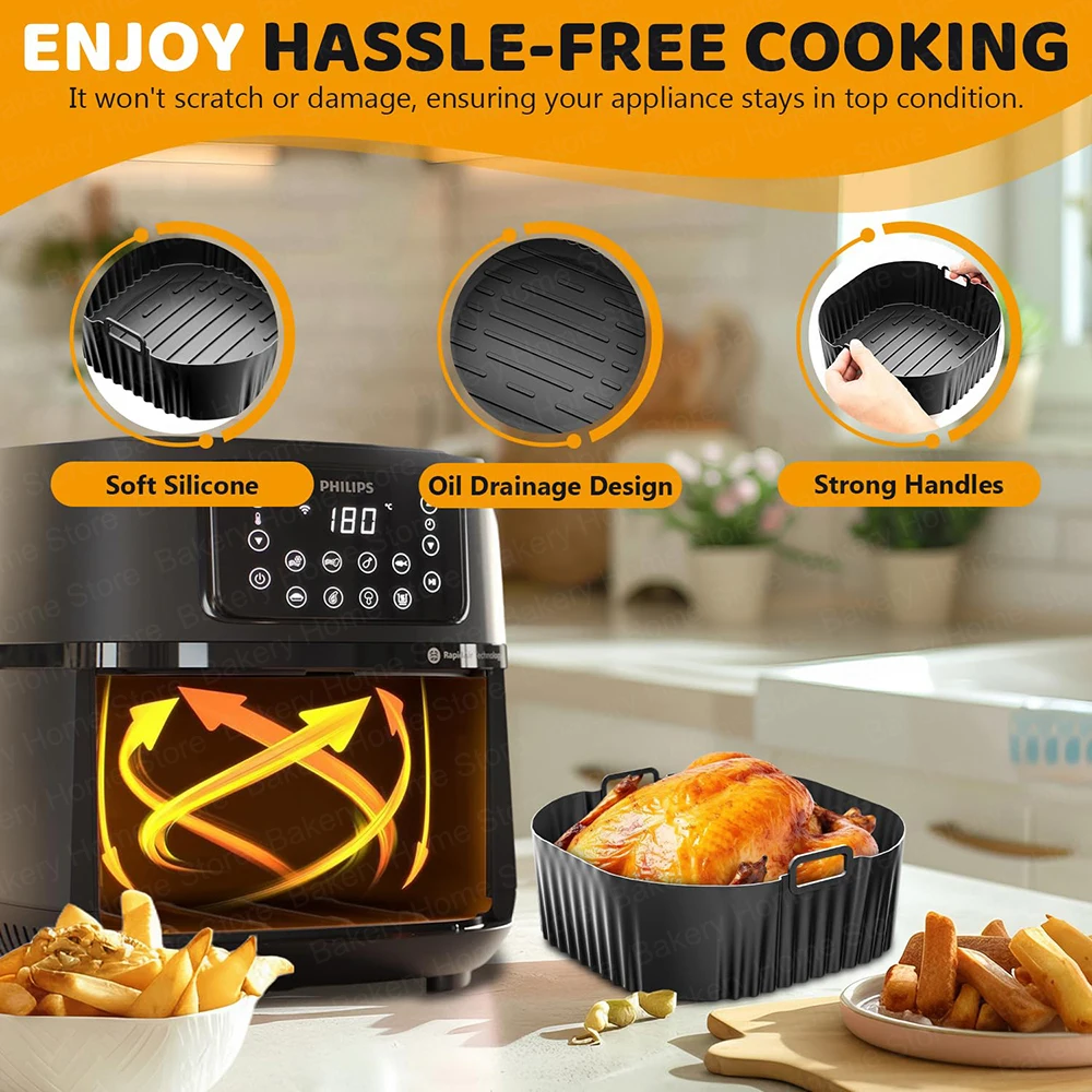 قالب سيليكون للقلاية الهوائية  - مراجعة Philips Air Fryer Airfryer Xxl وسعره