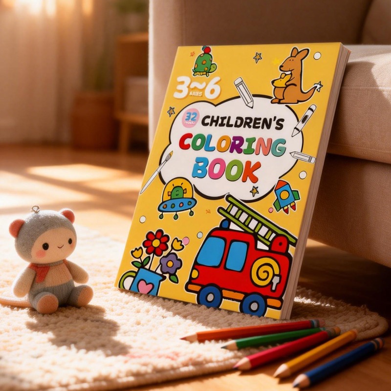 كتاب رسم للأطفال، يحتوي على حا - مراجعة Food Snacks Coloring Book وسعره
