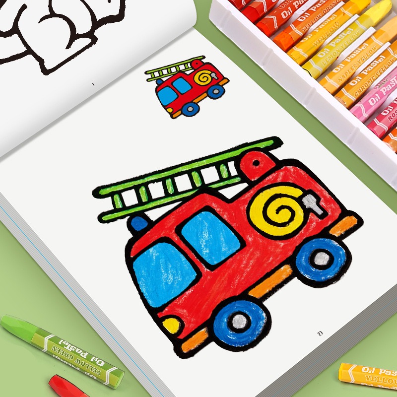 كتاب رسم للأطفال، يحتوي على حا - مراجعة Food Snacks Coloring Book وسعره